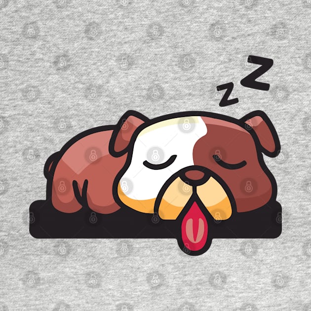 Sleeping French Bulldog Cute Dog Lover Gift by Kawaii Bomb